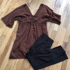Brown Hobo Dress or Shirt